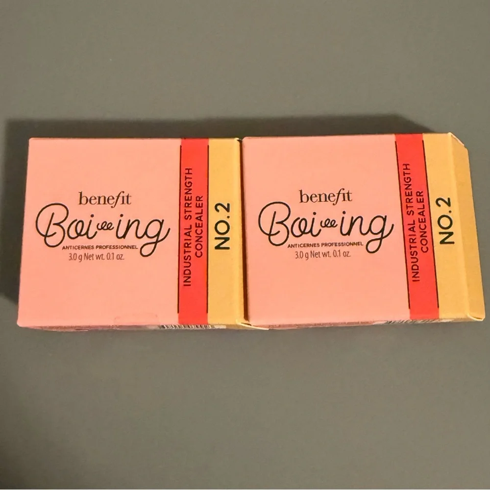 NIB DISCONTINUED Benefit Boi ing Industrial Strength Concealer BUNDLE - No. 2